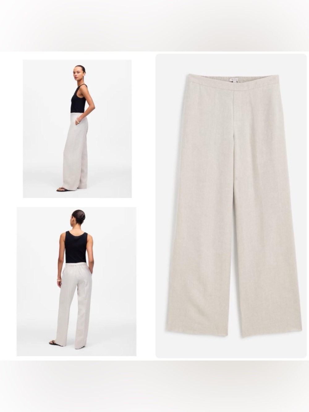 Madewell
The Easy Pull-On Pant in 100% Linen